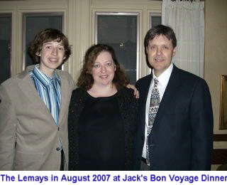 Jacks Bon Voyage Dinner Before Leaving to Live for a Year in Italy