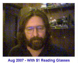 I had to pick up a pair of reading glasses from the Dollar Tree for Computer Detail work