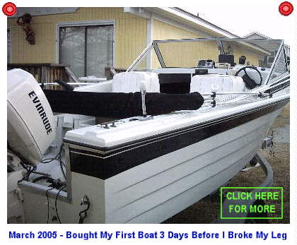 3 Days After Buying My New Boat ... I Broke My Leg ... What Luck ! ... CLICK HERE for More