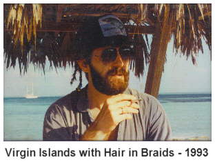 Had all my hair woven into braids to see how the officials would like it  ... LOL